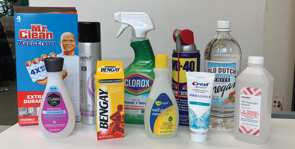 Assortment of Dry-Erase Cleaners