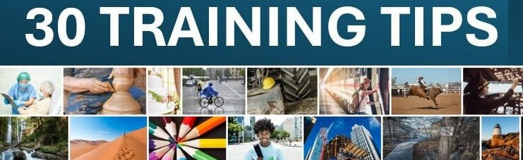 30 Training Tips and assortment of images