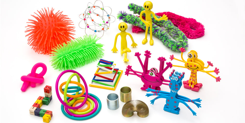 Low cost fidget toys from Trainers Warehouse - the Walk Away Fiddle Set