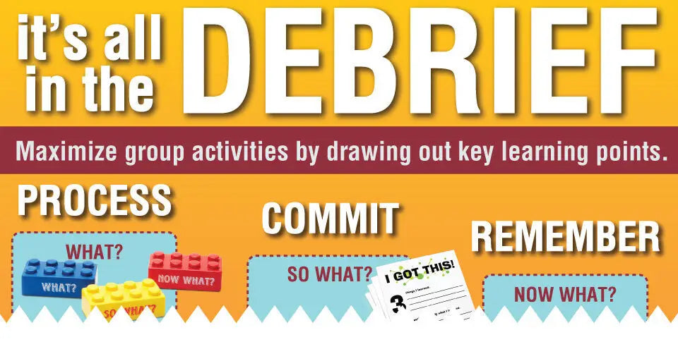 Debrief infographic banner