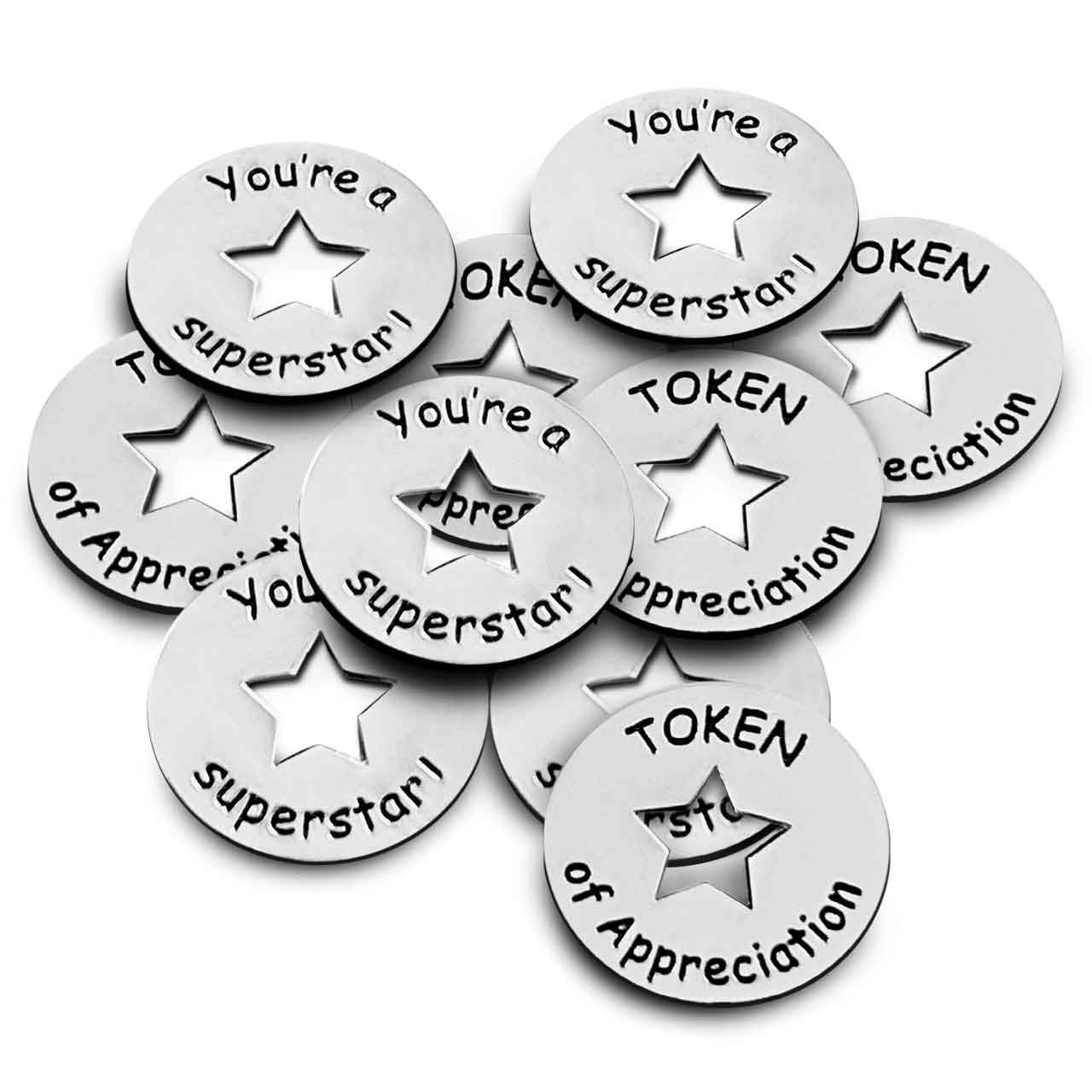 Token of Appreciation - Star Token (Set of 10)