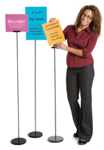 4 ft. Floor Stand for 8.5" x 11" signs
