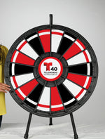 12- to 24-Slot Adaptable Prize Wheel Floor & Tabletop model; customized
