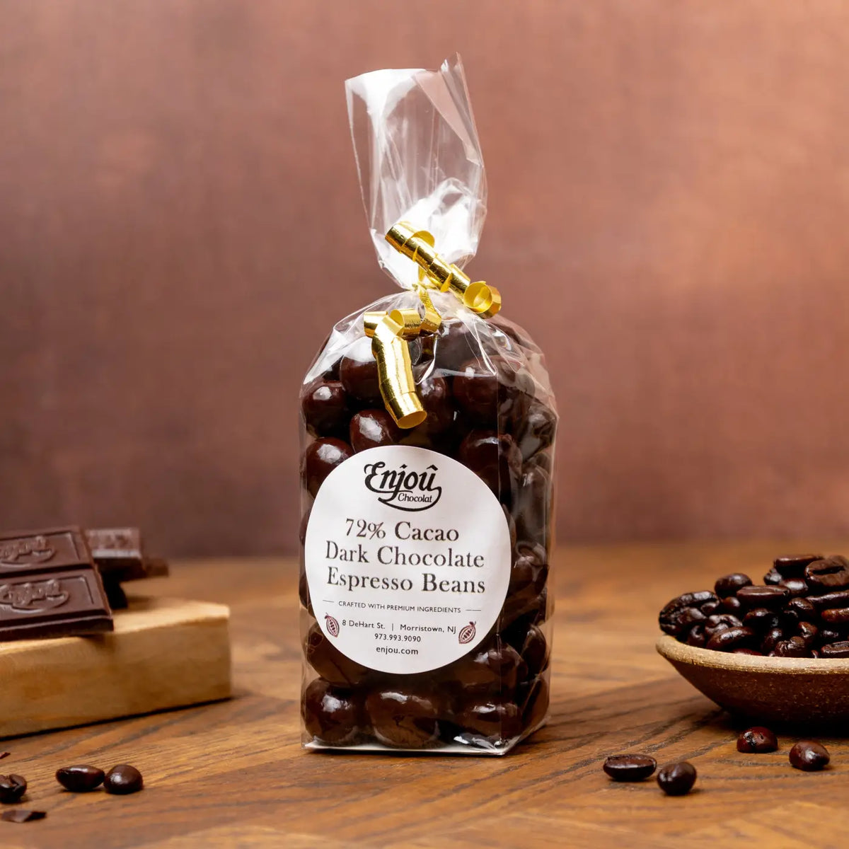 72% High Cocoa Dark Chocolate Covered Espresso Beans - Chocolate Assortments - Trainers Warehouse