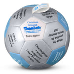 Throw, Catch and respond to the prompts on Common Ground Thumball from Trainers Warehouse