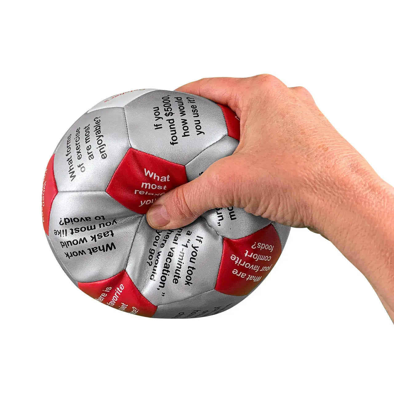 Stress Management Thumball in hand