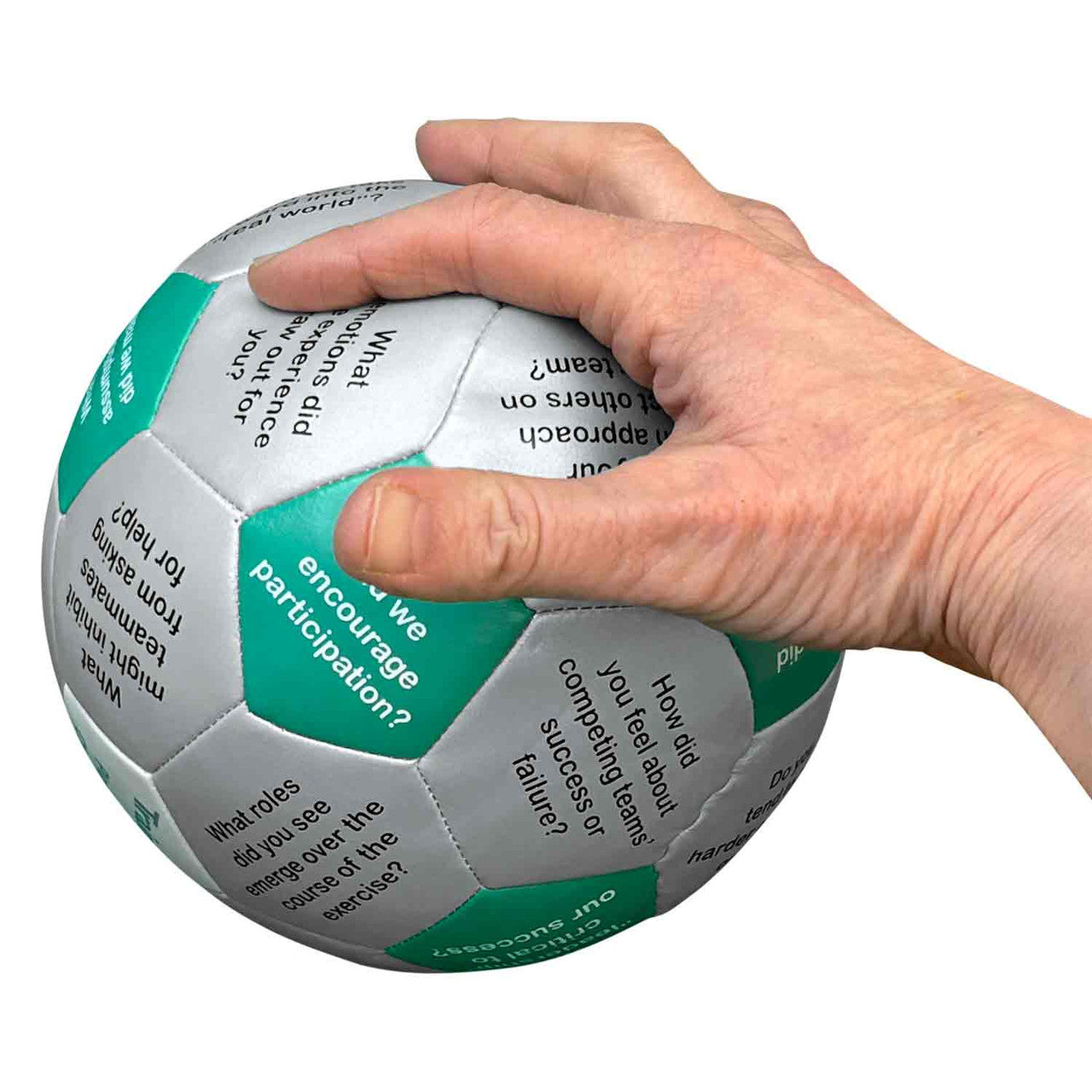 Session Debrief Thumball -  thumb revealing prompt