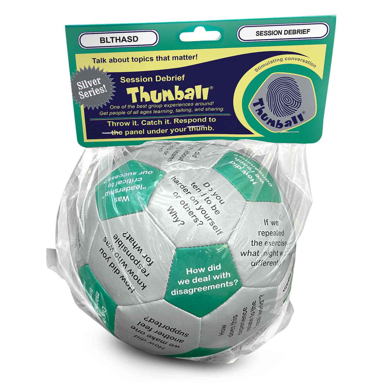 Session Debrief Thumball - in packaging