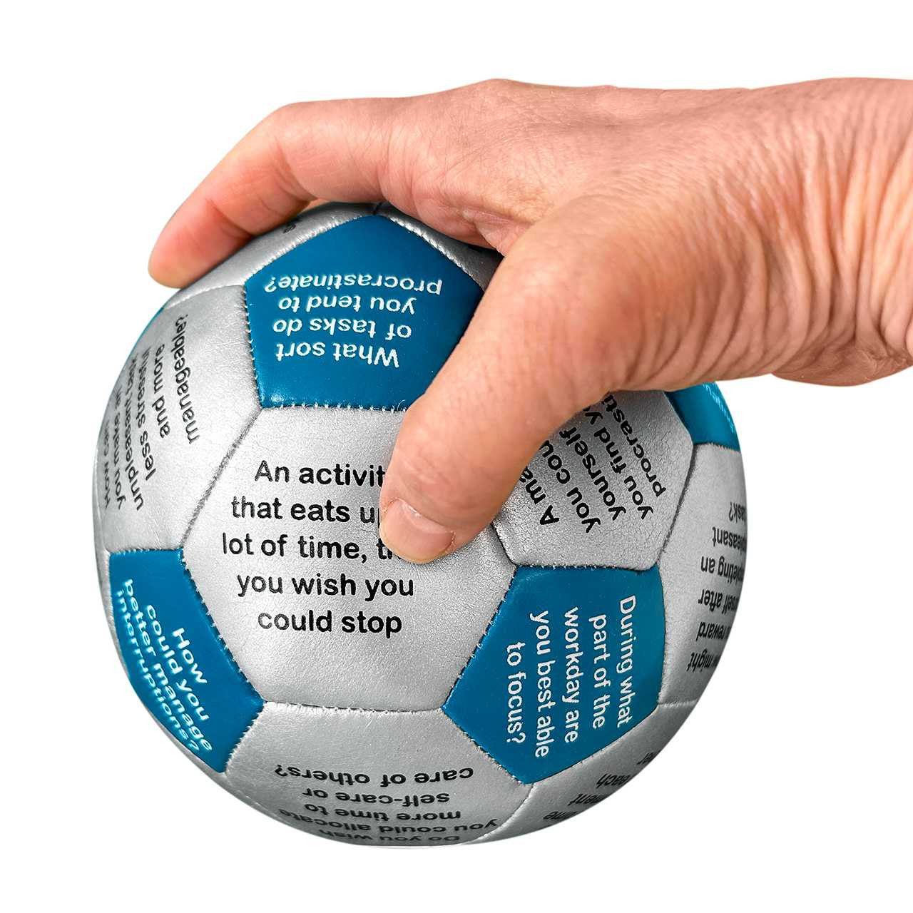 Time Management Thumball in Hand