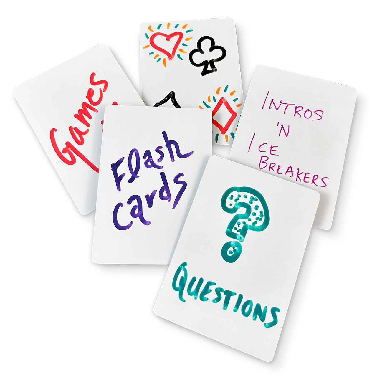 Blank Playing Card Deck Back - write on cards!