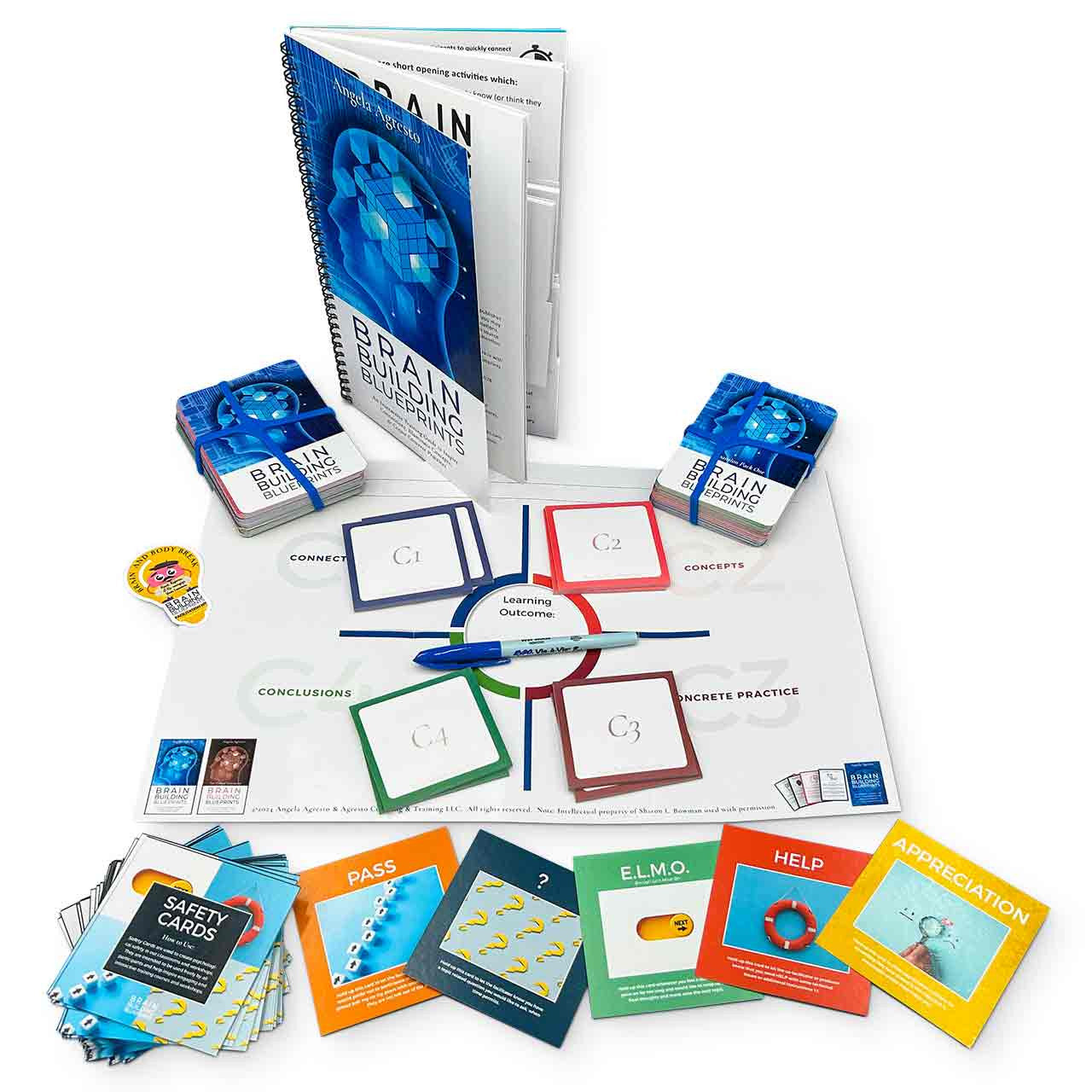 Brain Building Blueprint Facilitator Kit - complete set