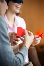 Colourblind Communication & Team-building Kit; in use