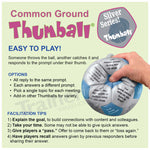 Common Ground Thumball from Trainers Wareheouse Facilitation Tips