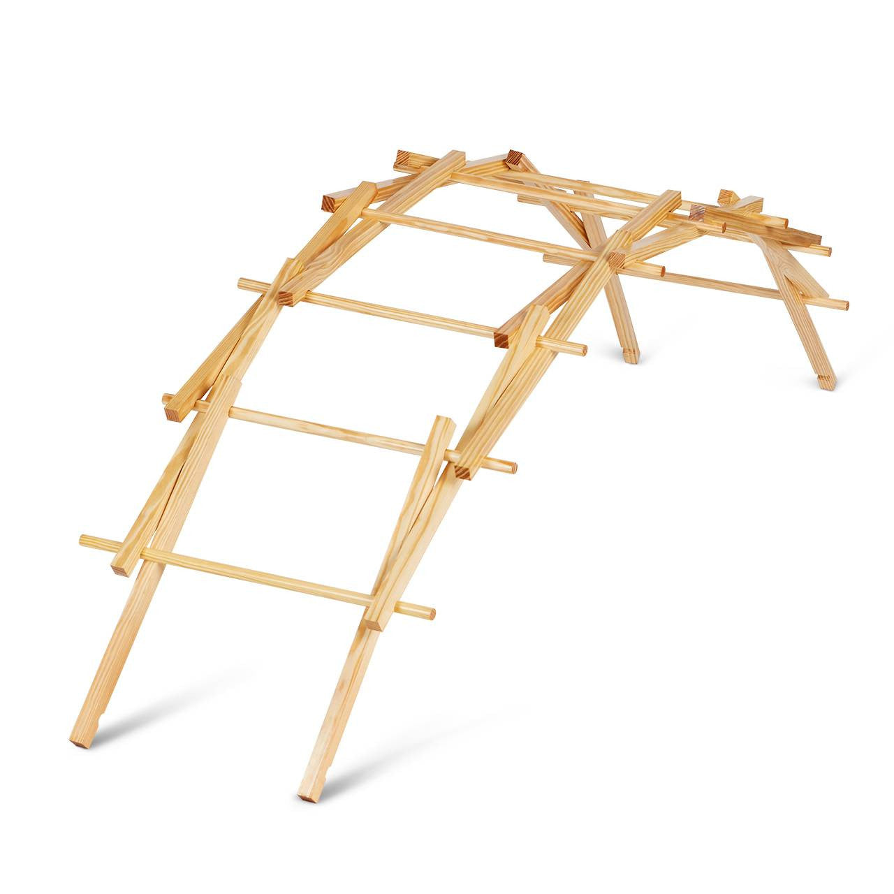 Once DaBridge is assembled it isover  6 feet long and  2 feet high