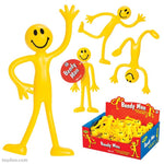 Tall Smiley Bendable Guy; formed into multiple poses