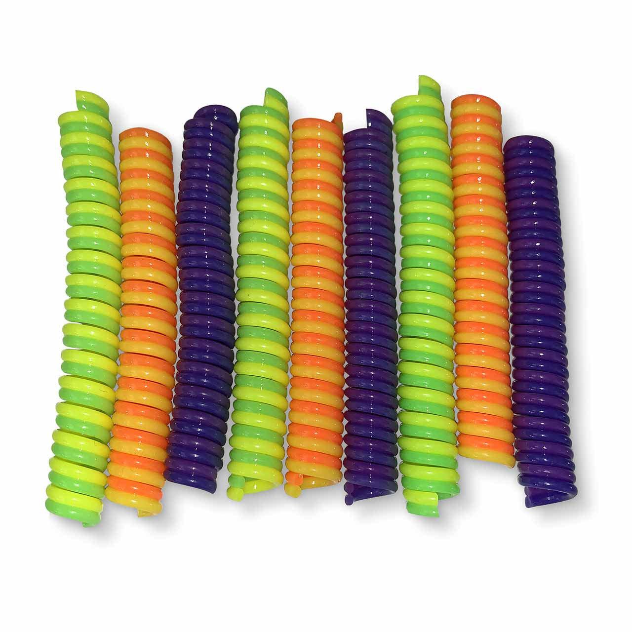 Spiral Twists; set of 9 in row