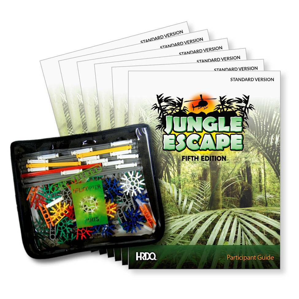 Jungle Escape 5th Edition - Extra Helicopter set and 6 Participant Guides