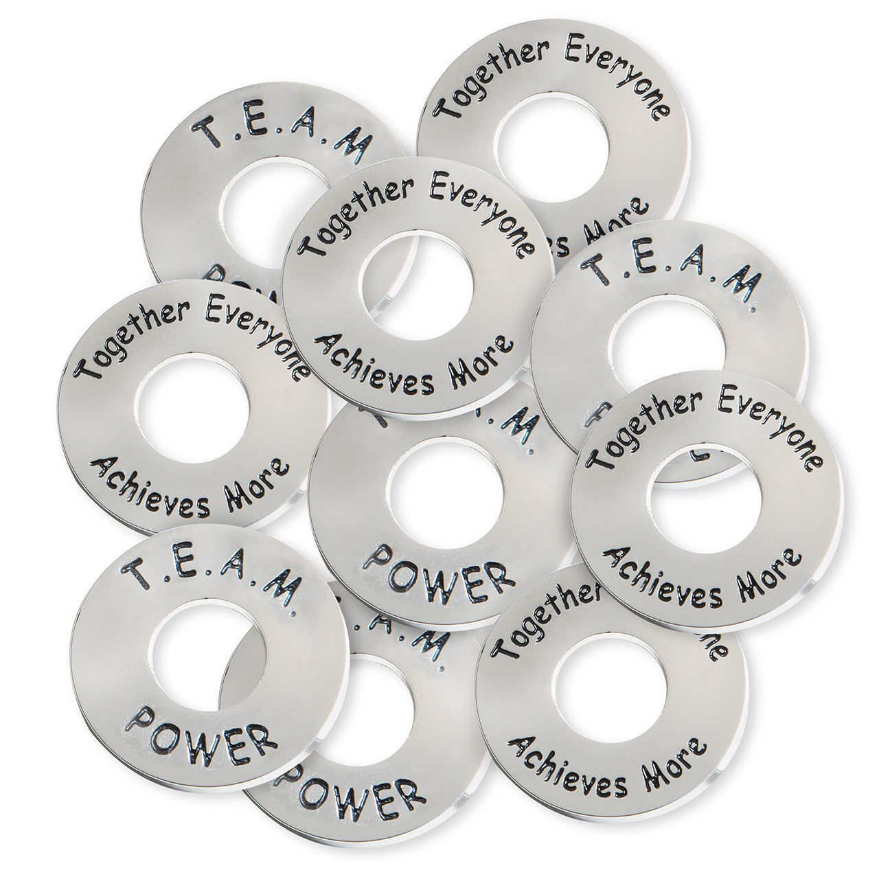 T.E.A.M. Power Tokens collection of 10