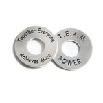 T.E.A.M. Power Tokens; front and back