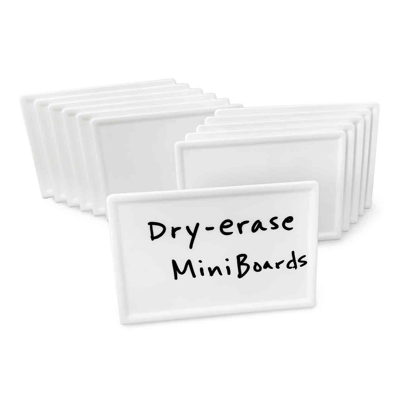 Mini Table Signs - with writing front
