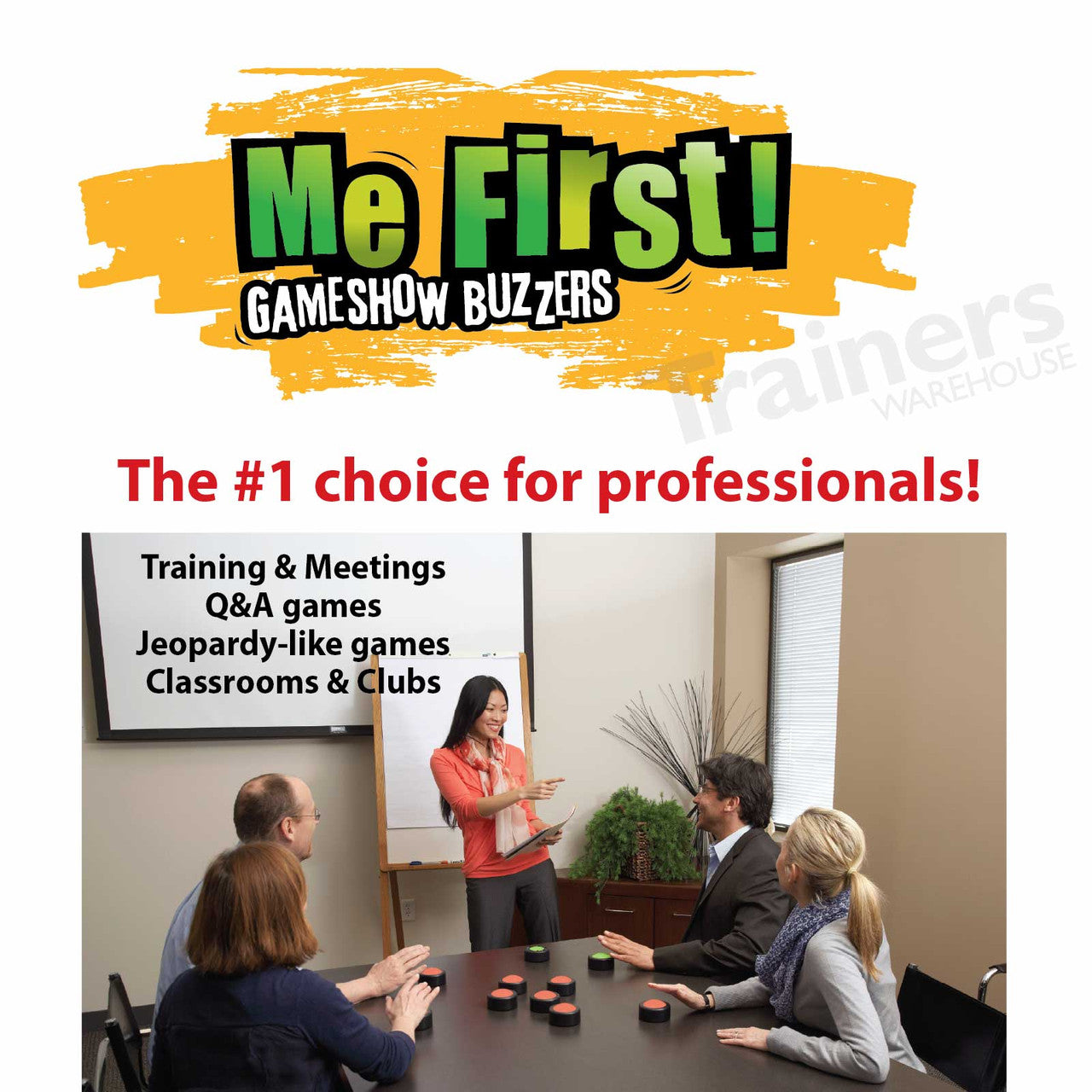 Me First v.3 wireless Game Buzzers  - meeting room use