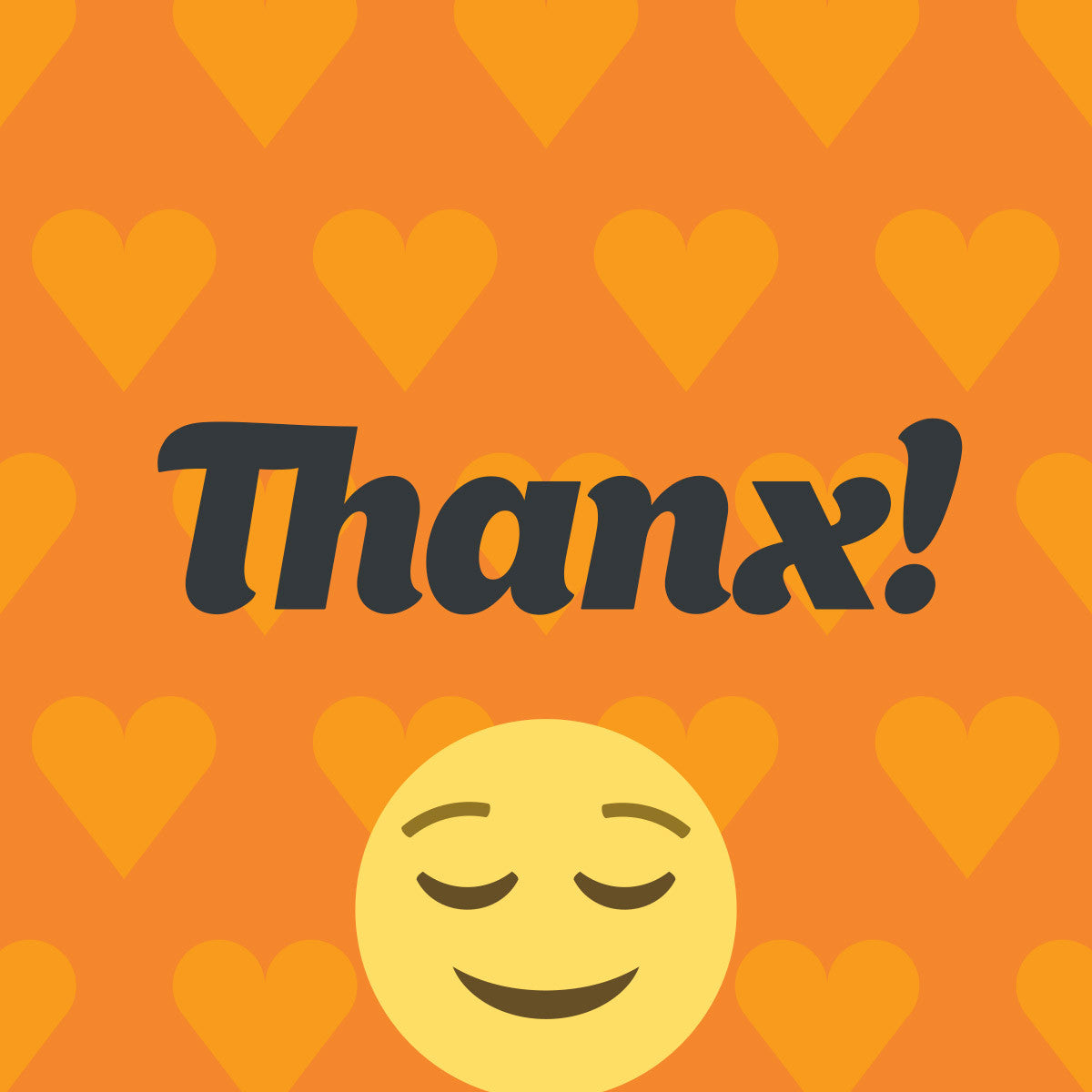 Mini Kudos Sticky Notes; Thanx