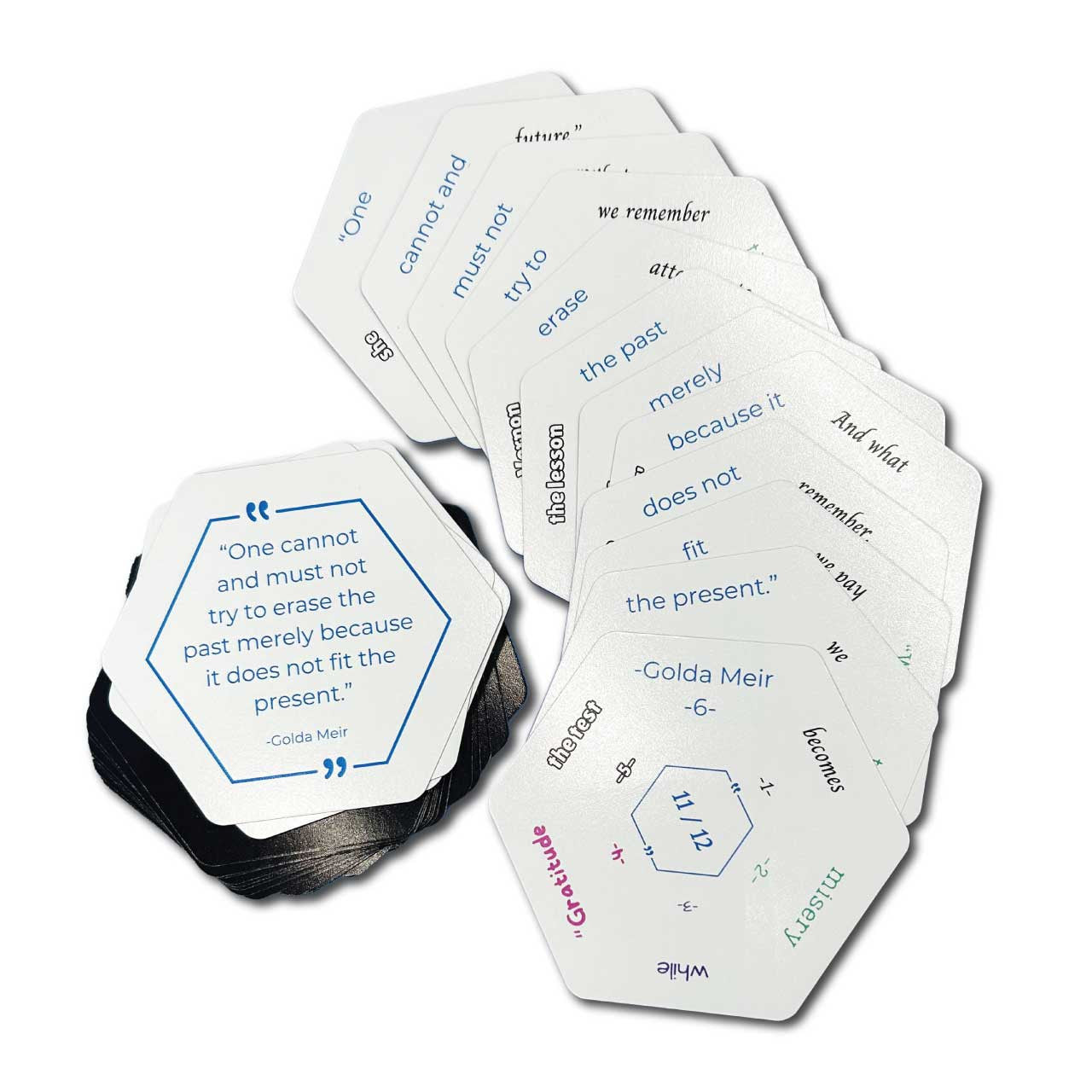 Quote Builders - a single quote built from the cards