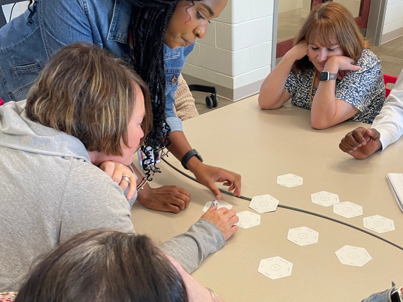 Quote Builders - team playing at a table