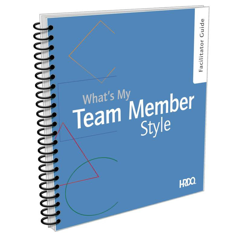 What's My Team Member Style Facilitator Guide Spiral Book