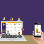 Piccles Drawing with Laptop