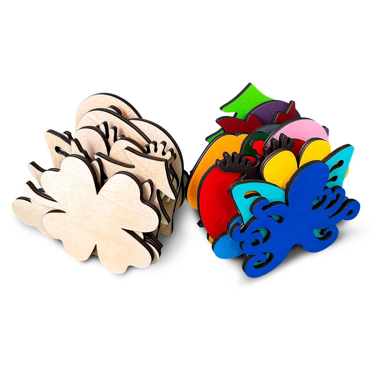 Shape-Up Game - backs and fronts