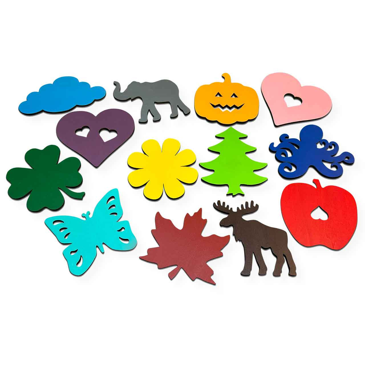 Shape-Up Game - fronts, one-of-each