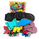 Shape-Up Game - fronts with ten blindfolds