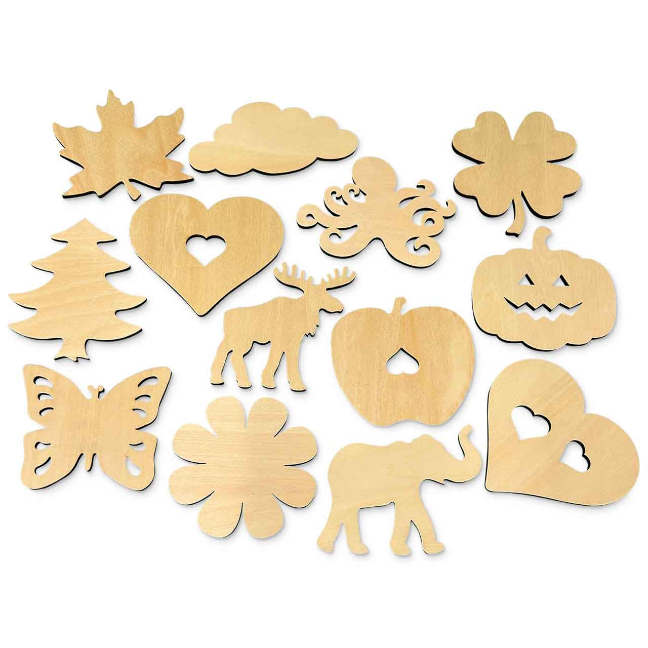 Shape-Up Game - backs, one-of-each