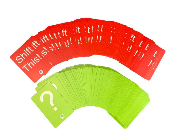 Shift This Card Deck Game - Cards fanned out