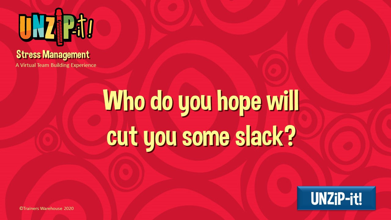 UNZiP-it! Remote -  STress Management prompt