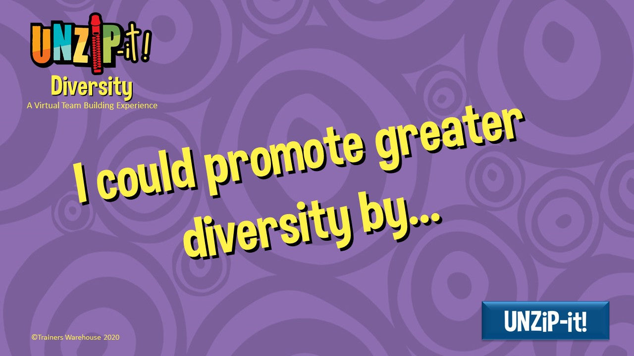 UNZiP-it! Remote -  Diversity prompt