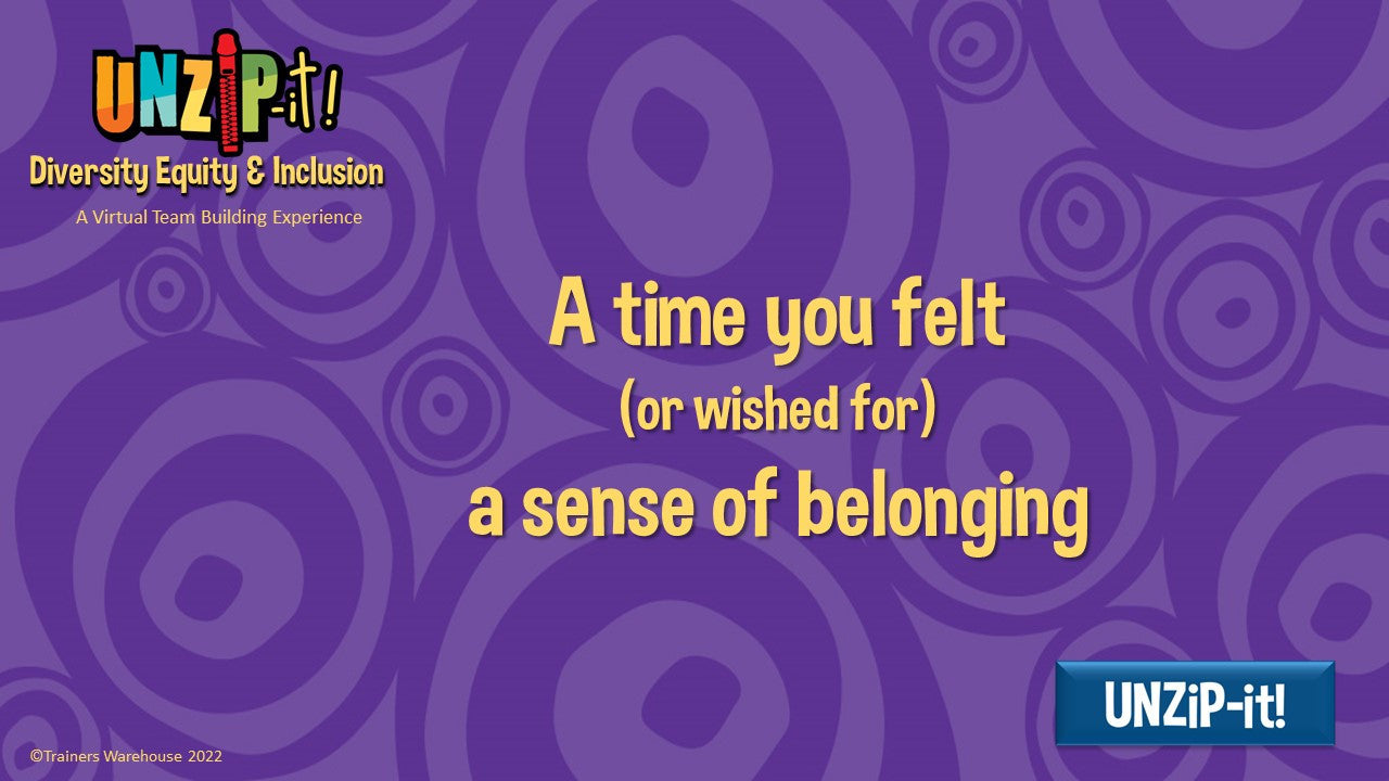 UNZiP-it! Remote w/ DEI - Sample Prompt