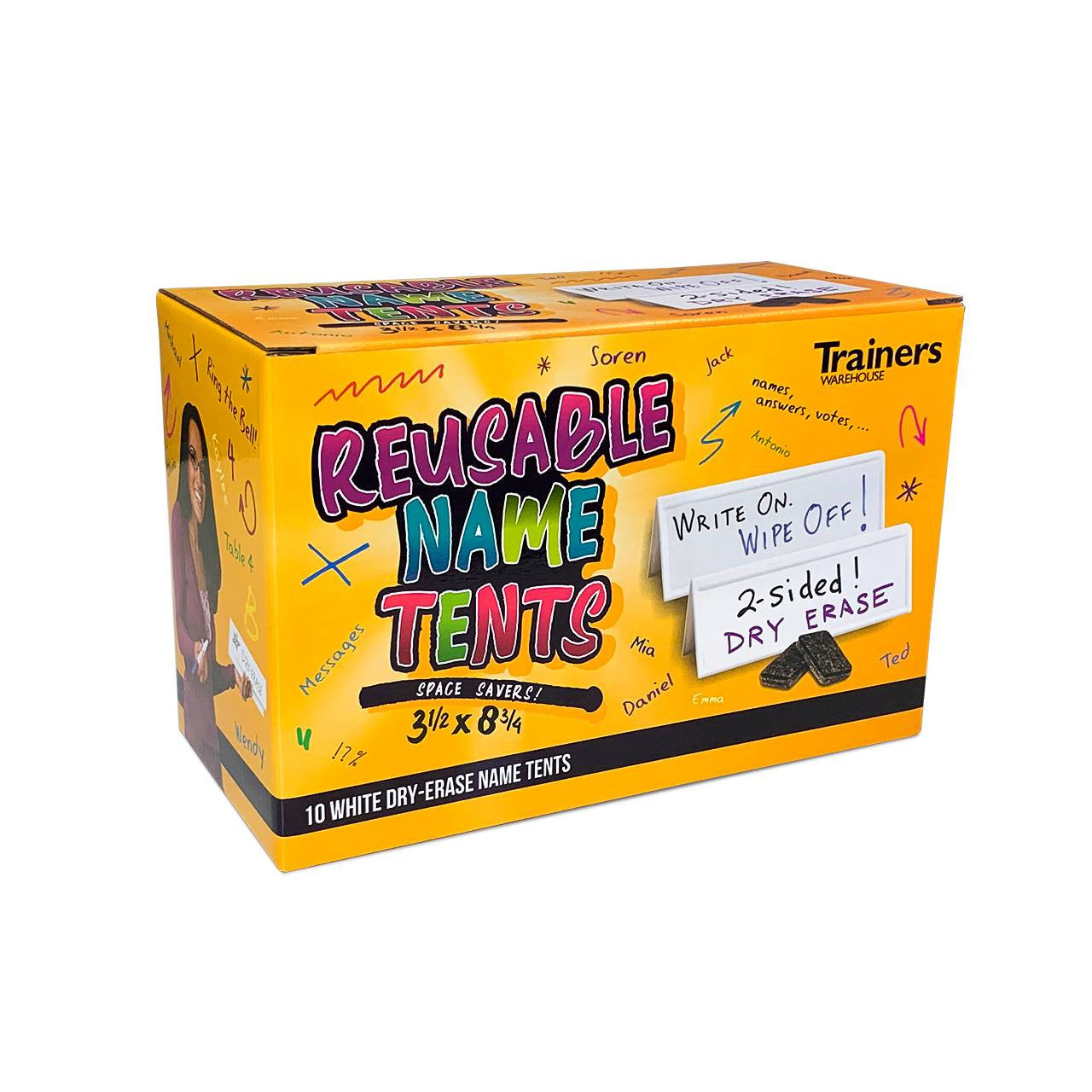 Reusable Name Tent Card - Box Front