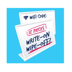 Mini Table Signs - L shaped