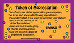 Tokens of Appreciation Card
