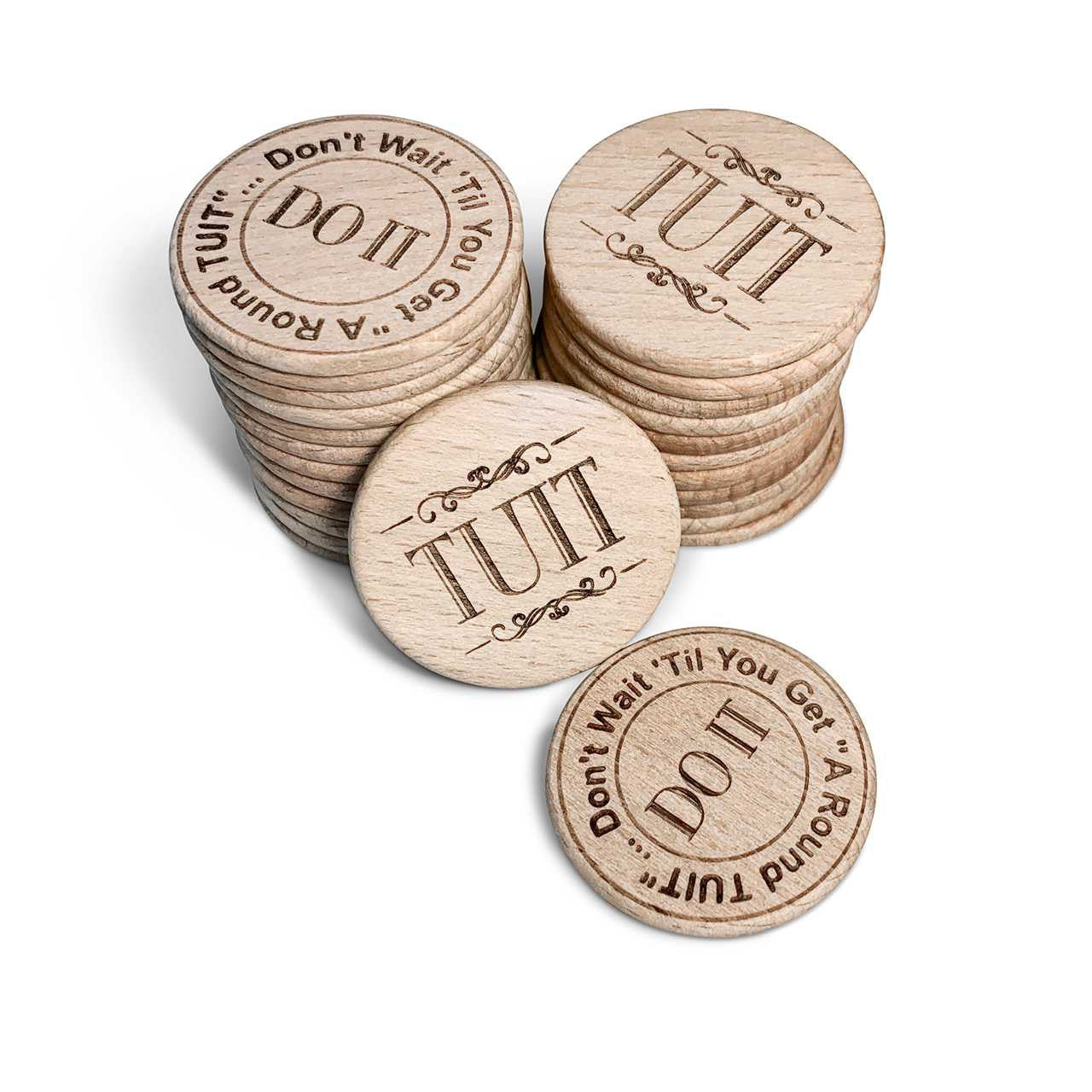 Round TUIT Tokens Set of 24