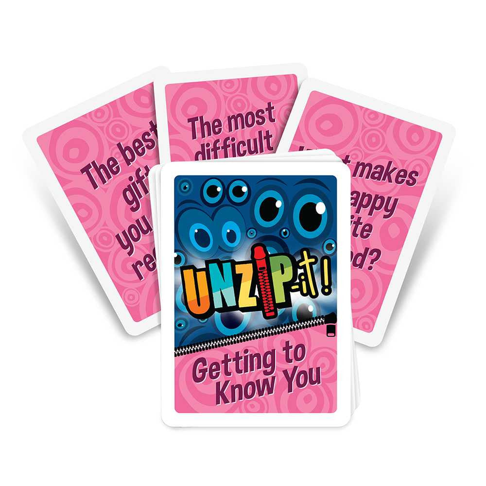 Getting to Know You UnZipit Card Deck