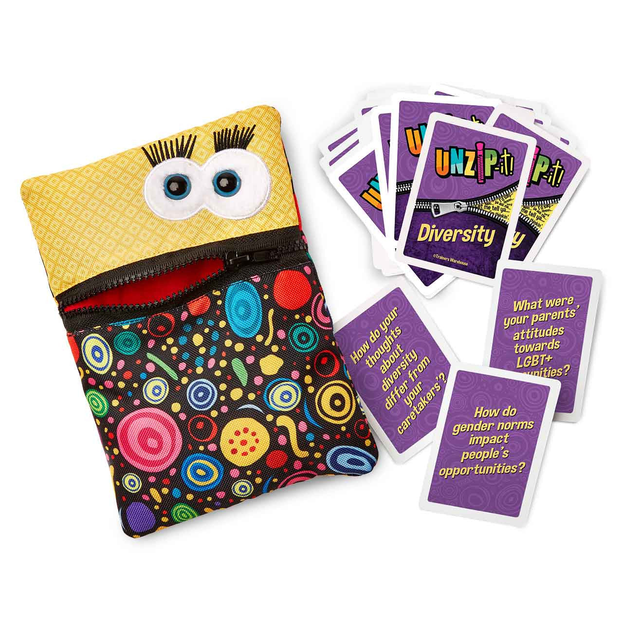UNZIP-it! with Diversity Conversation Card Deck