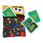 UNZIP-it! with Session Opener Conversation Card Deck, with card in pocket