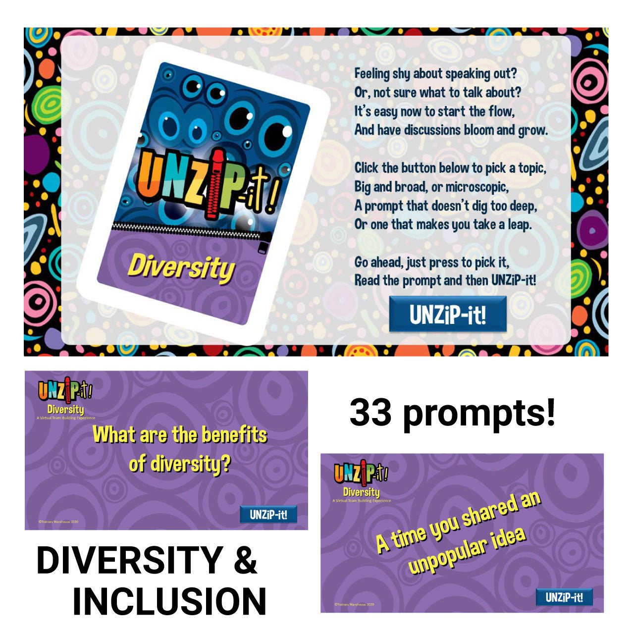UNZiP-it! Remote w/ Diversity Prompts
