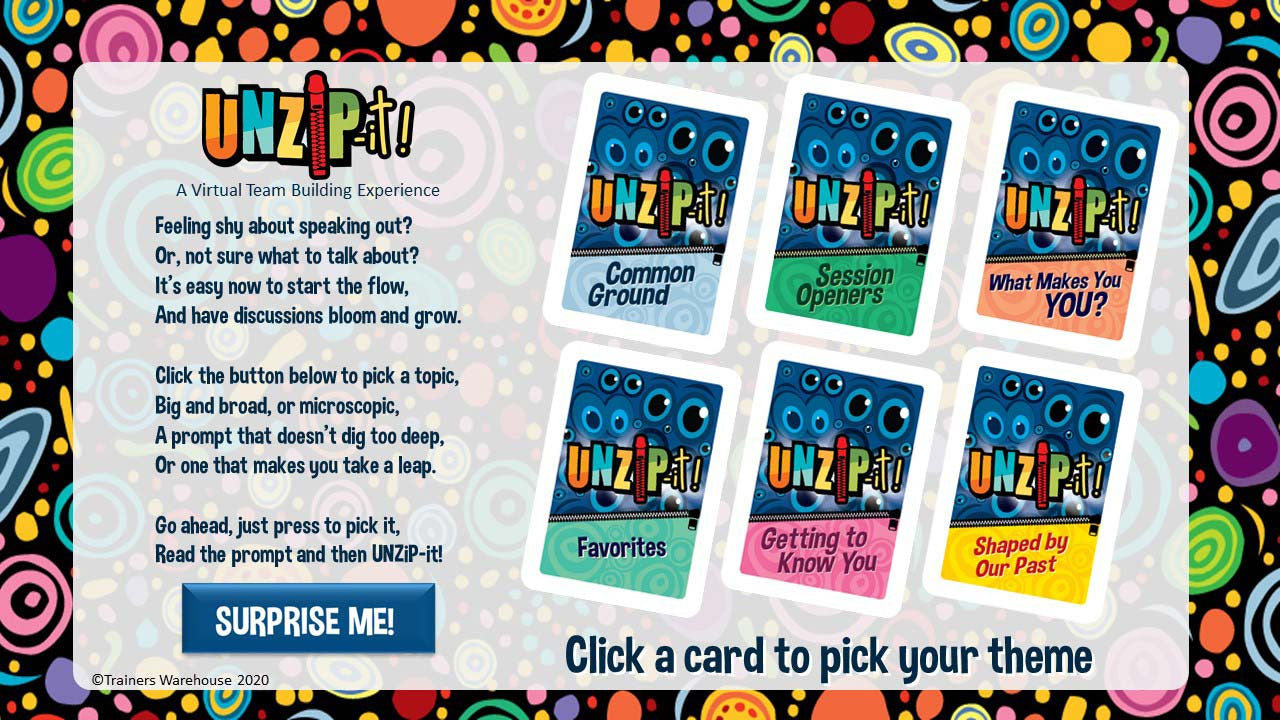 Unzip It Remote - Getting Acquainted Set