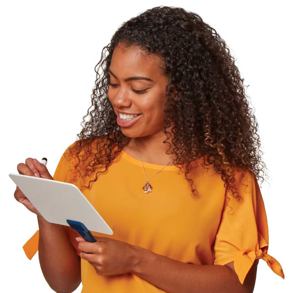 Answer Board, in-use