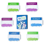 We Connect Sticker Nametags with prompts