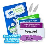 We Connect Sticker Nametags